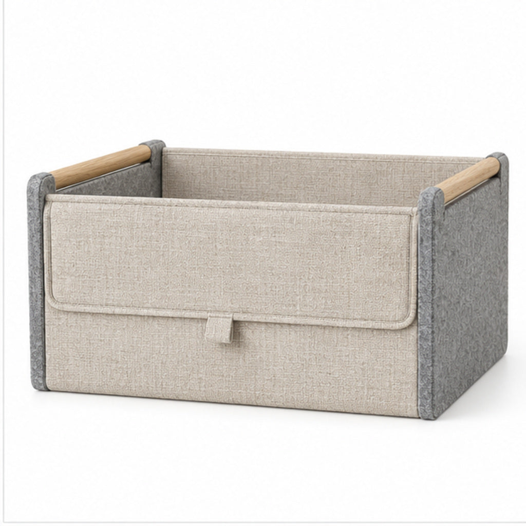 Avenlora FoldRail Closet Shelf Bin
